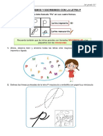 Reconocemos y Escribimos Con La Letra P