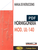 Manual de Instrucciones Ul-140