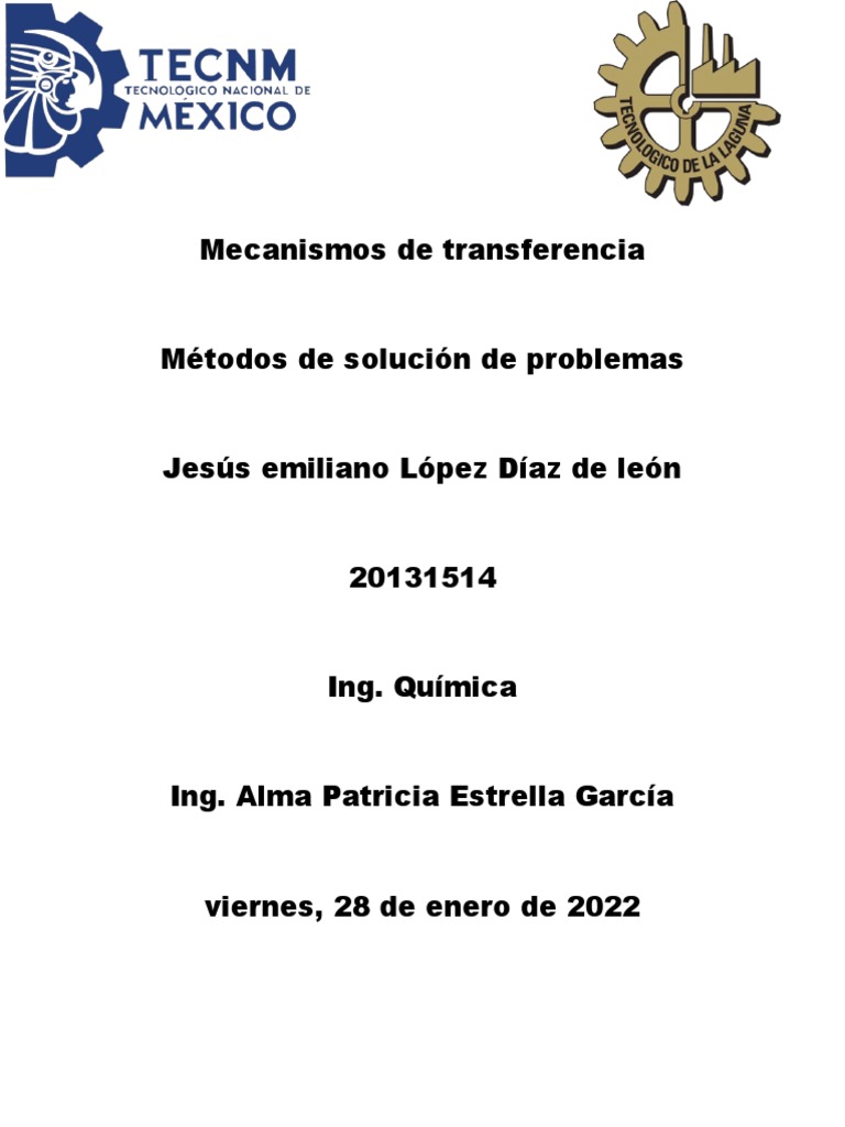 Mecanismos de Transferencia PDF