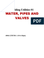 Building Utilities 01: Water, Pipes and Valves