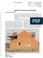 Site Investigation For Low-Rise Building: Procurement: Building Research Establishment Digest