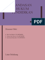 Landasan Hukum Pendidikan Final KLP 1