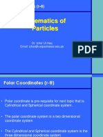 Kinematics of Particles: Polar Coordinates (r-θ)