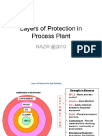Layers of protection in process plant safety