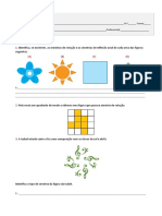 Ficha de trabalho sobre simetrias