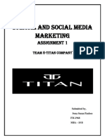 Digital and Social Media Marketing: Assignment 1