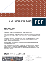 Proses Klarifikasi Minyak Sawit