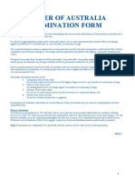 Order of Australia Nomination Form - RTF Version - V2021-1