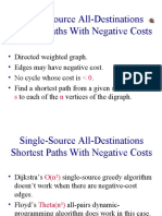 Single-Source All-Destinations Shortest Paths With Negative Costs