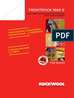 Rockwool Frontrock Max e PDF