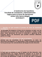 Toma de decisiones estratégicas en las organizaciones