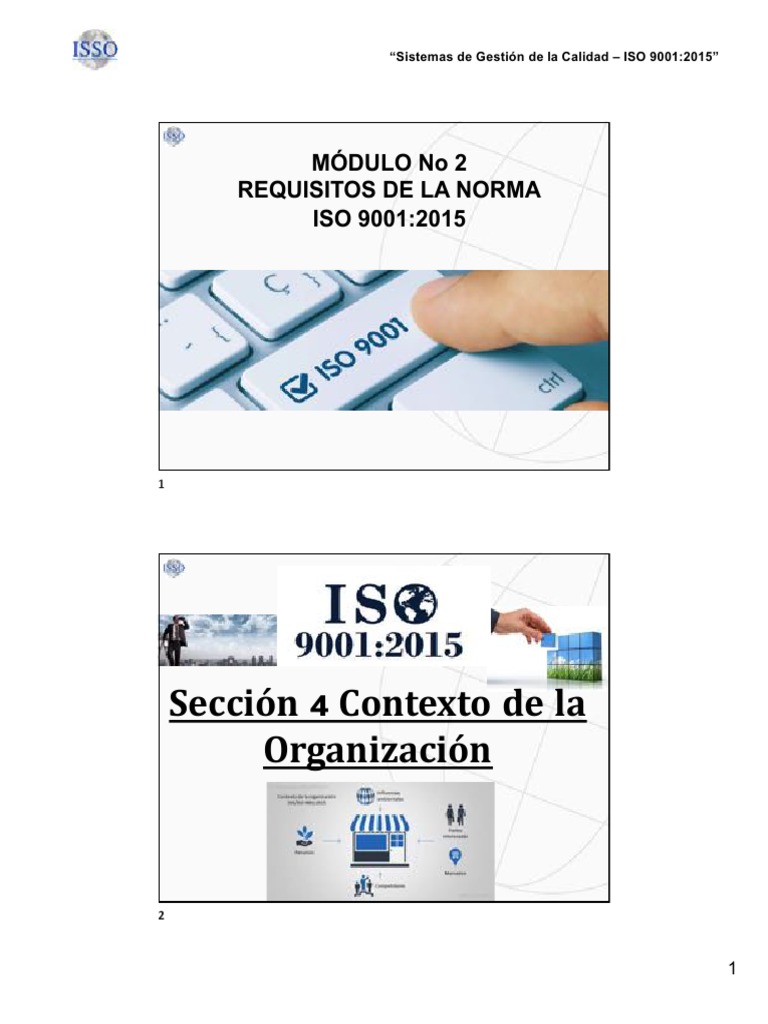 Requisitos ISO 9001:2015 para SGC | PDF | Gestión de la calidad ...