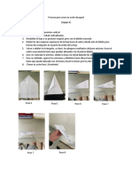 Proceso para Crear Un Avión de Papel