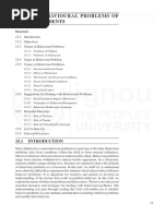 Unit 15 Behavioural Problems of Students: Structure