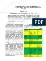 Cercetări Privind Influenţa Gazelor de Protecţie Utilizate La Sudare Asupra Desfaşurării Procesului de Sudare