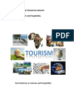 Chapter 1 Industrial /sectorial Scetorial Tourism and Hospitality