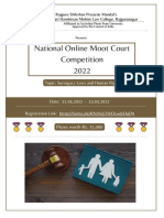 SHM National Moot Court Competition 2022
