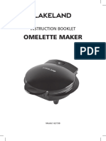 Omelette Maker: Instruction Booklet