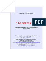 Sigmund FREUD (1923) " Le Moi Et Le Ça "