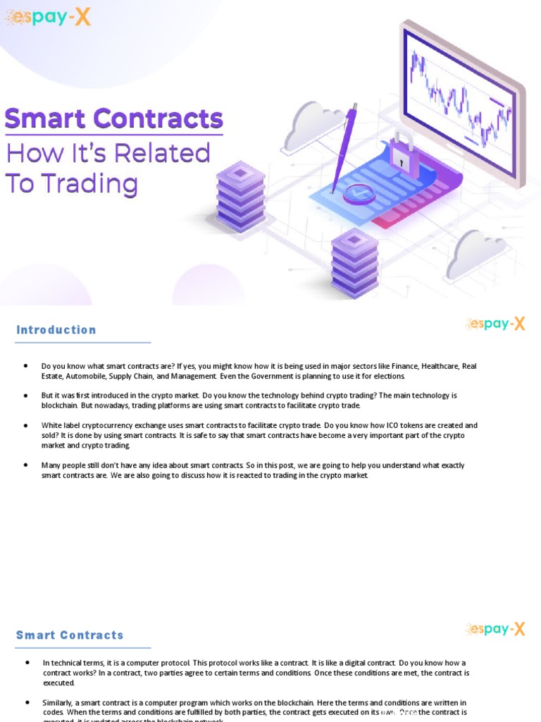 Understanding Smart Contracts in Crypto | PDF | Cryptocurrency ...