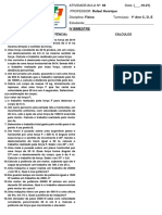 Atividade 4 - 4º Bimestre (Trabalho e Potência)