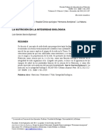 Nutricion Como Ciencia y Proceso Biologico