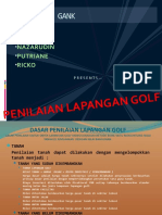 Penilaian Lapangan Golf