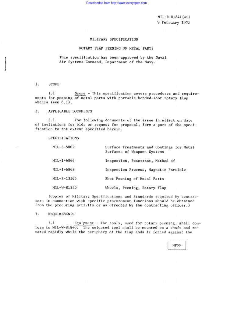 MIL-R-81841 Specification Overview | PDF