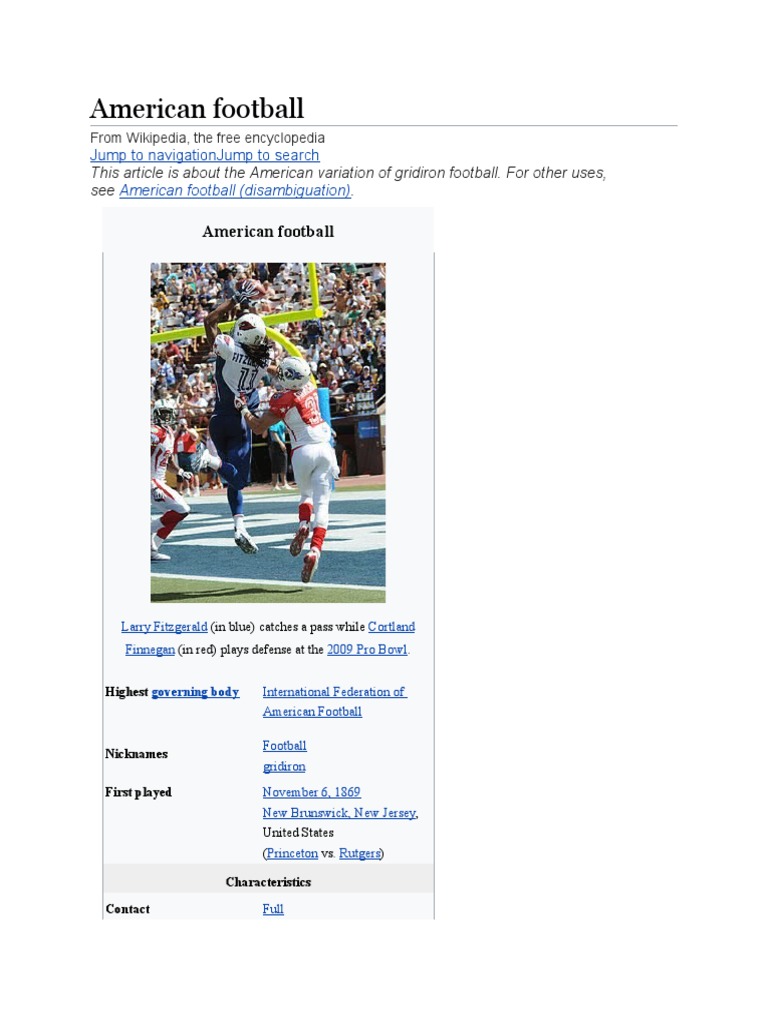 Kickoff (gridiron football) - Wikipedia