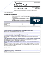 Fósforo Total Faixa Baixa - 0.05 To 1.50 PPM de P (Método 10209 - 10210 - TNT843)