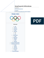 List of International Sports Federations