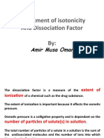Adjustment of Isotonicity