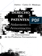 05 - ZUCCHERINO y MITELMAN, Derecho de Patentes