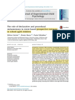 Journal of Experimental Child Psychology: Milvia Cottini, Demis Basso, Paola Palladino