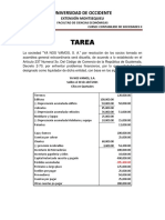 Tarea: Universidad de Occidente