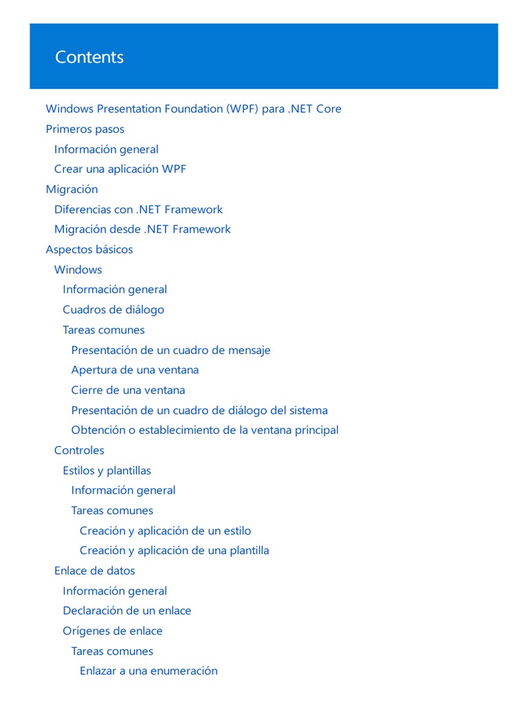 Guía de WPF para .NET Core | PDF | Fundación de presentación de Windows ...