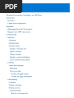 WPF Documentation (Inglés)