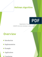 The Diffie-Hellman Algorithm: Dr. Amjad Ali Department of Computer Science COMSATS University Islamabad, Lahore Campus