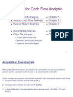 Chapter 6 Annual Cash Flow Analysis