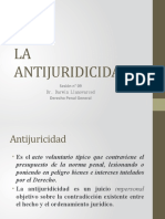 LA ANTIJURIDICIDAD Tema 9