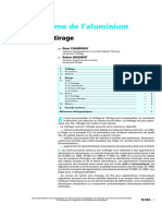 Mise en Forme de L'aluminium: Tréfilage Et Étirage