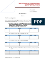 A-Financial Accounting - Midterm Exam Questions