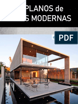 50 Planos de Casas Modernas (Arquinube) | PDF | Ventana | Santiago