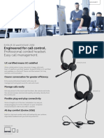 Engineered For Call Control.: Professional Corded Headset. Easy Call Management