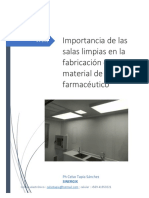 Importancia de Las Salas Limpias en La Fabricación de Material de Envasado Farmacéutico