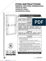 Installation Instructions: For Upflow/Horizontal Two Stage, Communicating Gas Furnaces W/Ecm Blower (-) 802V