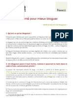 RSF-Droits et devoirs du blogueur