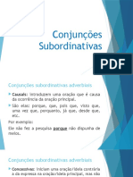 F8M - Conjunções Subordinativas