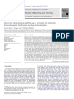 Alger Et Al. - 2012 - Slow Wave Sleep During A Daytime Nap Is Necessary