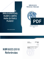 Slides Referências NBR 6023 - 2018